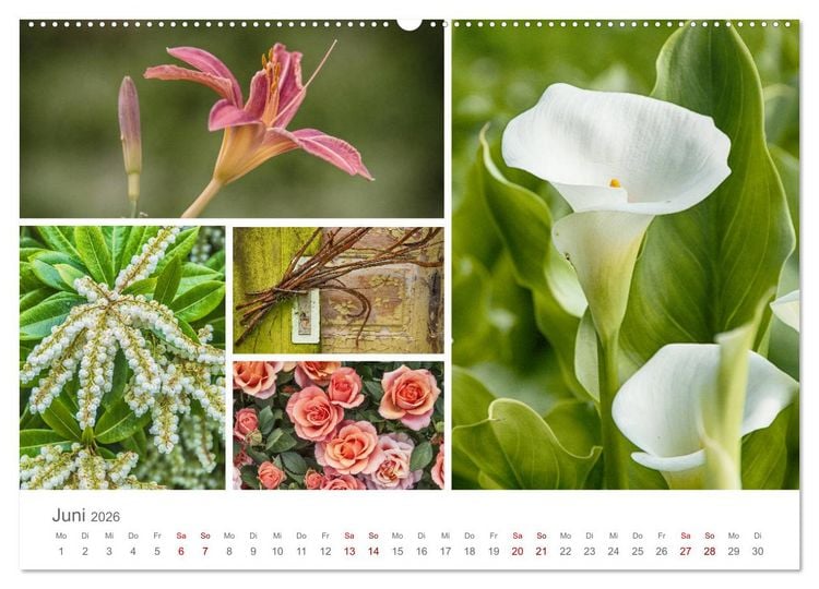 Produktbild: Ein Garten, der zum Verweilen einl&auml;dt (Wandkalender 2026 DIN A2 quer), CALVENDO Monatskalender