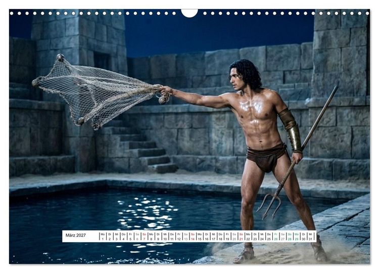 Produktbild: Echte Kerle &ndash; Gladiatoren (Wandkalender 2027 DIN A3 quer), CALVENDO Monatskalender
