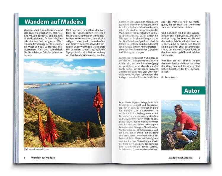 Produktbild: KOMPASS Wanderf&uuml;hrer Madeira mit Porto Santo, 60 Touren mit Extra-Tourenkarte