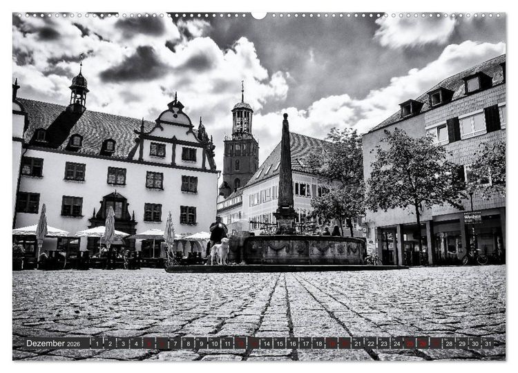 Produktbild: Ein Blick auf Darmstadt (hochwertiger Premium Wandkalender 2026 DIN A2 quer), Kunstdruck in Hochglanz