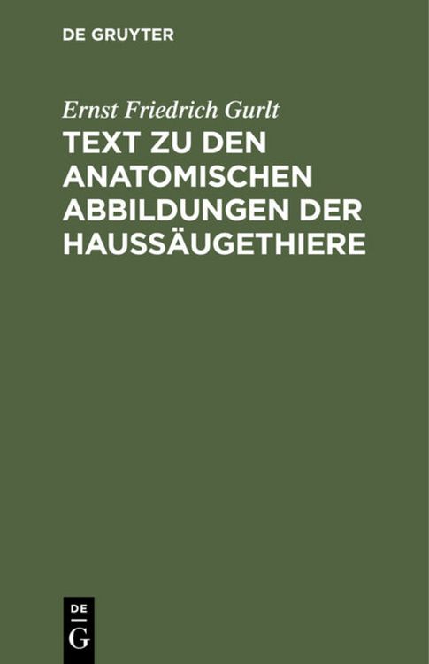 Produktbild: Text zu den anatomischen Abbildungen der Hauss&auml;ugethiere