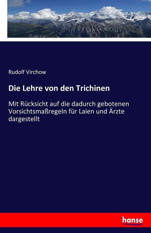 Produktbild: Die Lehre von den Trichinen