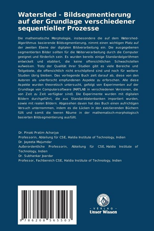 Produktbild: Watershed - Bildsegmentierung auf der Grundlage verschiedener sequentieller Prozesse