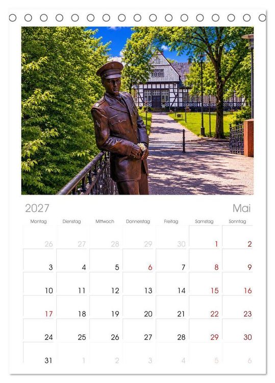 Produktbild: Tischplaner 2027 - Bad Nauheim Rock und Petticoats (A5 Tischkalender zum Aufstellen) CALVENDO