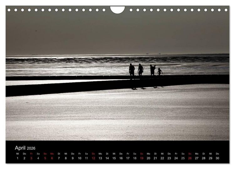 Produktbild: Wattenmeer (Wandkalender 2026 DIN A4 quer), CALVENDO Monatskalender