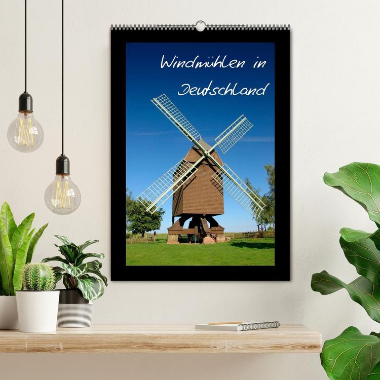 Produktbild: Windm&uuml;hlen in Deutschland (Wandkalender 2026 DIN A2 hoch), CALVENDO Monatskalender