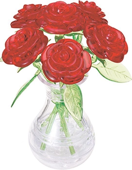 Produktbild: 6 rote Rosen in der Vase (Puzzle)