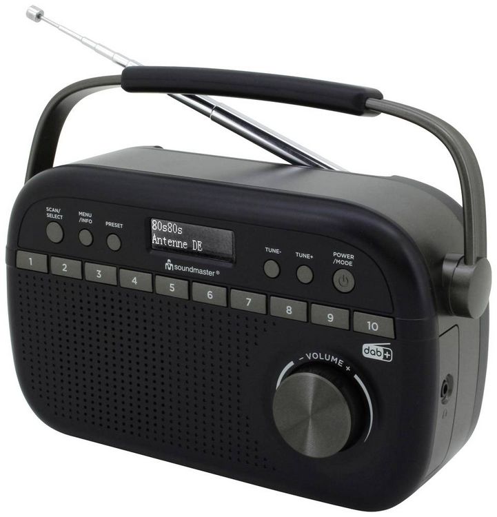 Produktbild: Soundmaster DAB280SW Taschenradio DAB+, UKW Schwarz