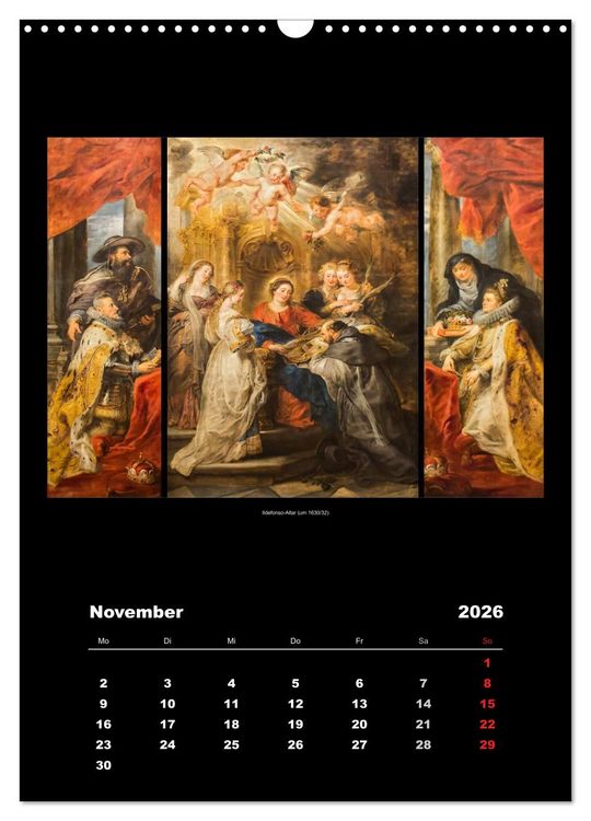 Produktbild: Peter Paul Rubens - Rubens (Wandkalender 2026 DIN A3 hoch), CALVENDO Monatskalender