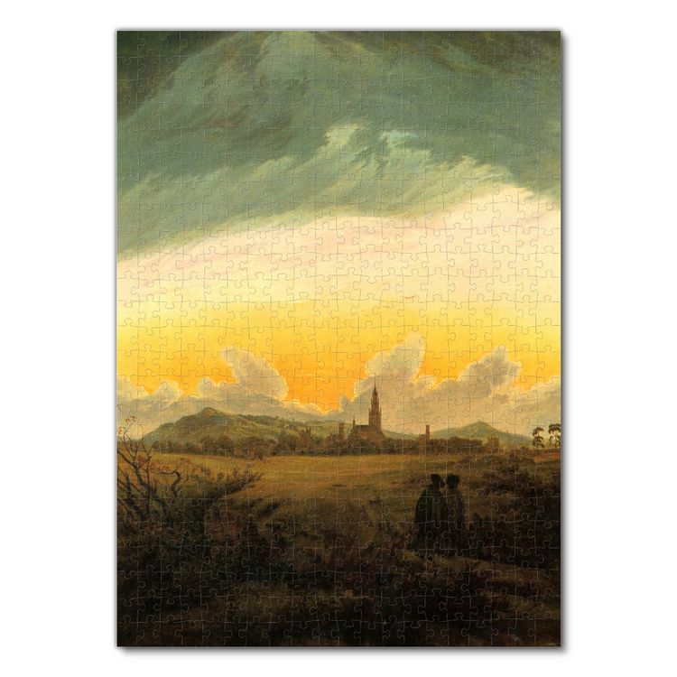 Produktbild: Lais Puzzle Caspar David Friedrich - Neubrandenburg (Neubrandenburg im Morgennebel) 500 Teile