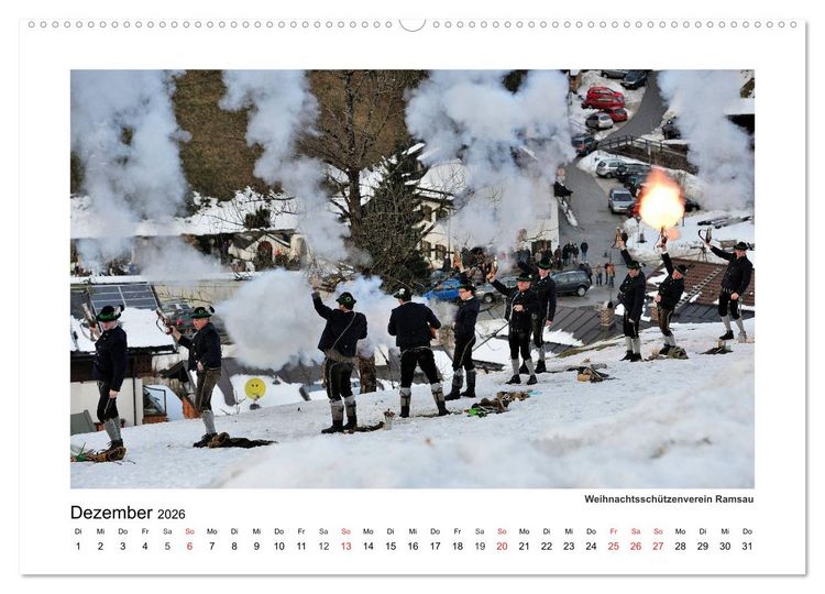 Produktbild: Willkommen im Bergsteigerdorf Ramsau (hochwertiger Premium Wandkalender 2026 DIN A2 quer), Kunstdruck in Hochglanz