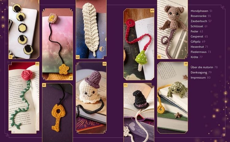 Produktbild: Magische Amigurumi-Lesezeichen h&auml;keln
