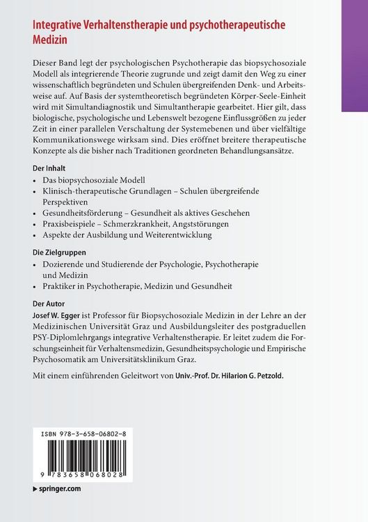 Produktbild: Integrative Verhaltenstherapie und psychotherapeutische Medizin