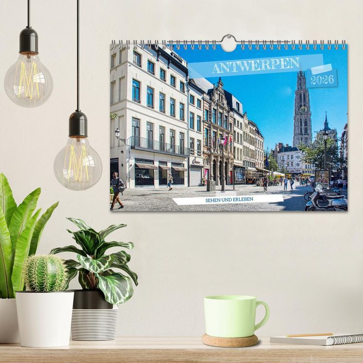 Produktbild: Antwerpen - sehen und erleben (Wandkalender 2026 DIN A4 quer), CALVENDO Monatskalender