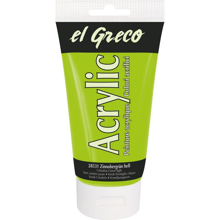 Produktbild: KREUL Acrylfarbe eL Greco zinnobergr&uuml;n 150ml Tube