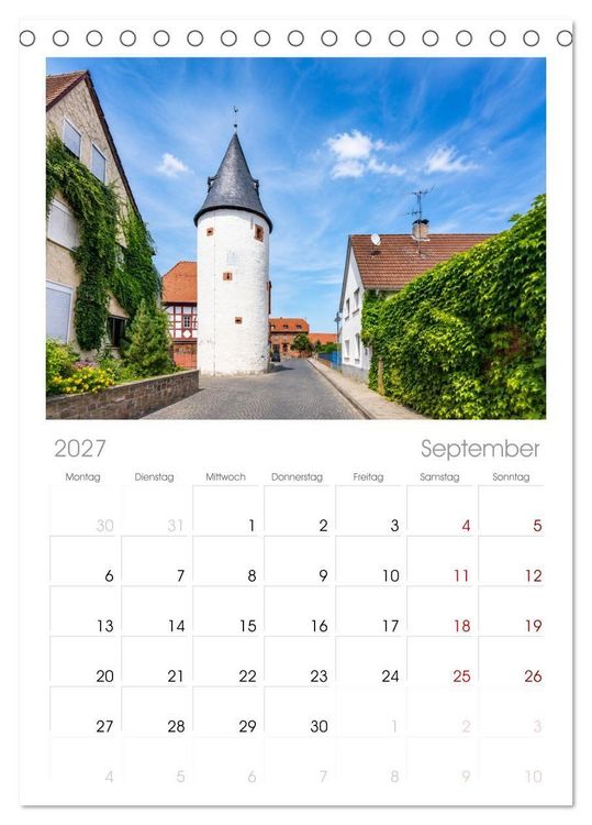 Produktbild: Tischplaner 2027 - Gelnhausen Meerholz und Hailer (A5 Tischkalender zum Aufstellen) CALVENDO