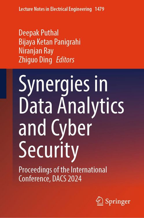 Produktbild: Synergies in Data Analytics and Cyber Security