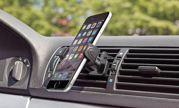 Produktbild: WEDO&reg; Smartphone-Klemmhalter Clip-It plus, schwarz