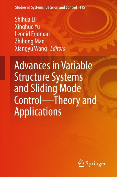 Produktbild: Advances in Variable Structure Systems and Sliding Mode Control-Theory and Applications