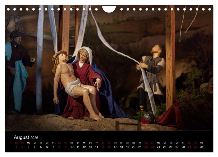 Produktbild: Passionskrippen (Wandkalender 2026 DIN A4 quer), CALVENDO Monatskalender