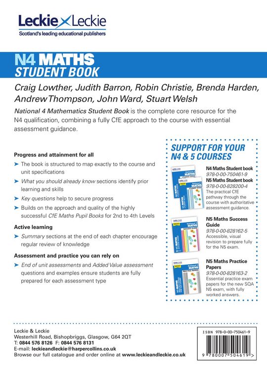 Produktbild: National 4 Maths
