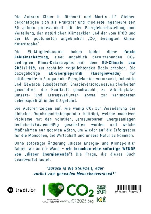 Produktbild: EU-Klimawahnsinn-Exklusiv zur&uuml;ck in die Steinzeit