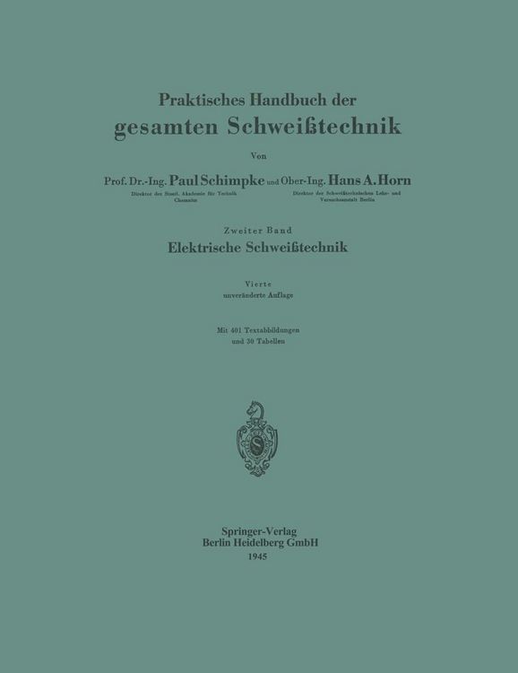 Produktbild: Praktisches Handbuch der gesamten Schwei&szlig;technik
