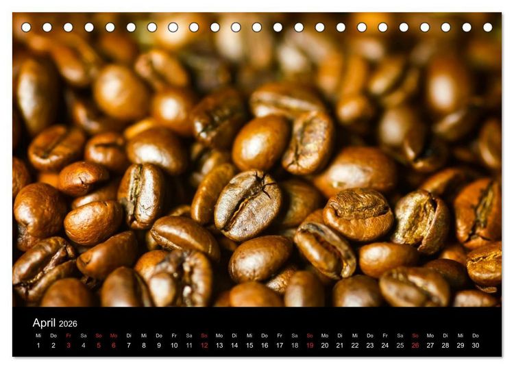 Produktbild: Kaffeezeit (Tischkalender 2026 DIN A5 quer), CALVENDO Monatskalender