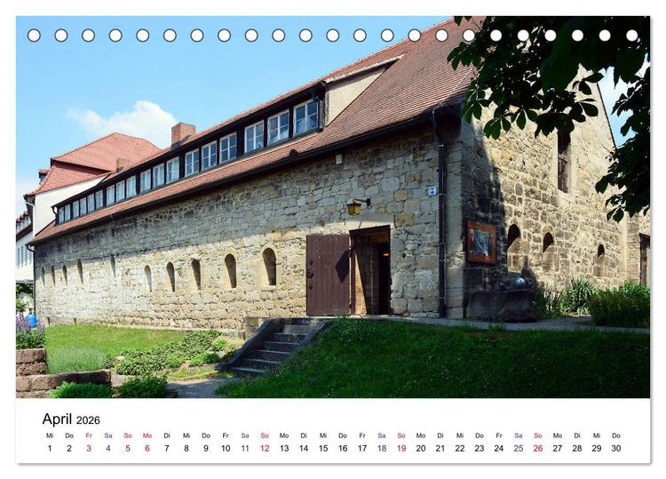 Produktbild: Solbad an der Saale - Bad K&ouml;sen (Tischkalender 2026 DIN A5 quer), CALVENDO Monatskalender
