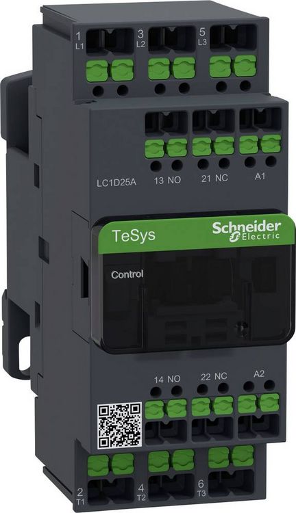 Produktbild: Schneider Electric Sch&uuml;tz 3P 25A Ac3 LC1D25AP7