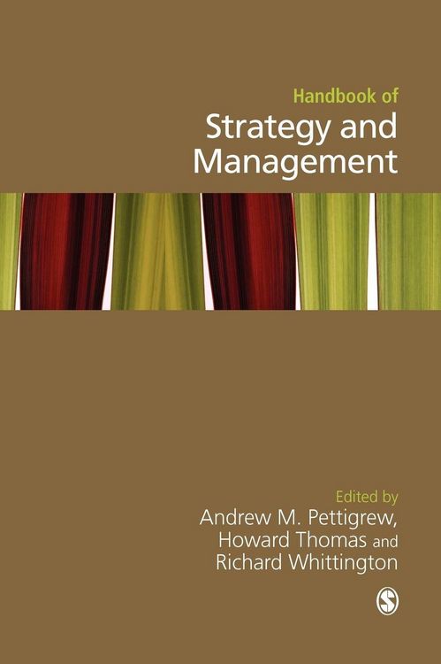 Produktbild: Handbook of Strategy and Management