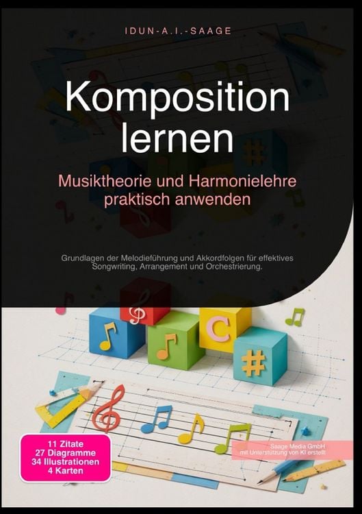 Produktbild: Komposition lernen: Musiktheorie und Harmonielehre praktisch anwenden