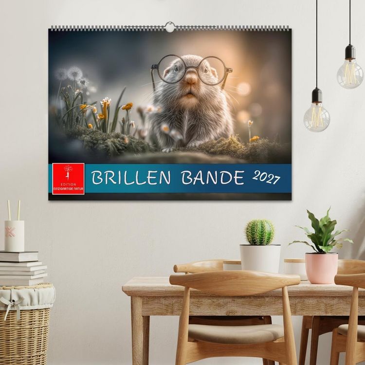 Produktbild: Brillen Bande (Wandkalender 2027 DIN A2 quer), CALVENDO Monatskalender