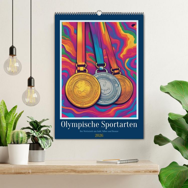 Produktbild: Olympische Sportarten (Wandkalender 2026 DIN A2 hoch), CALVENDO Monatskalender