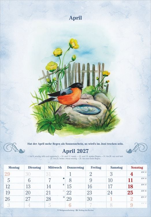 Produktbild: 100-j&auml;hriger Kalender 2027