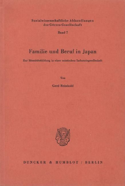 Produktbild: Familie und Beruf in Japan.