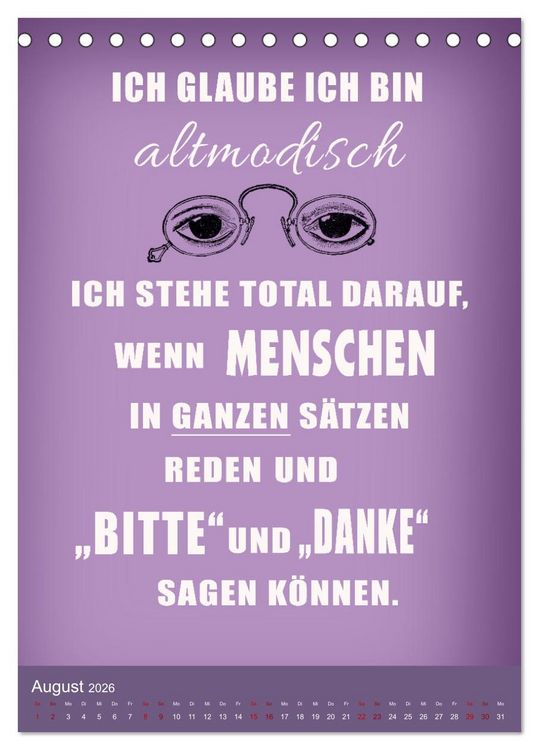 Produktbild: B&uuml;ro und so ... (Tischkalender 2026 DIN A5 hoch), CALVENDO Monatskalender