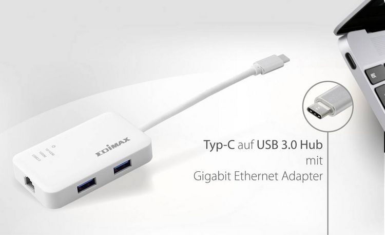Produktbild: EDIMAX EU-4308 Netzwerkadapter USB-A (USB 3.2 Gen 2)