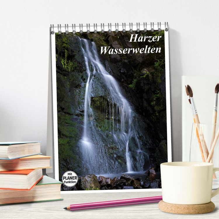 Produktbild: Harzer Wasserwelten (Tischkalender 2026 DIN A5 hoch), CALVENDO Monatskalender