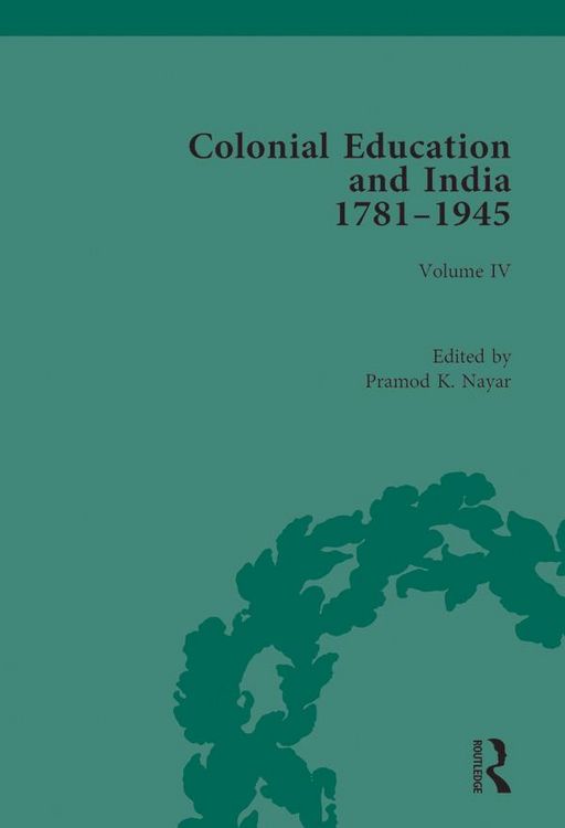 Produktbild: Colonial Education and India 1781-1945