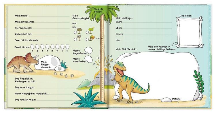Produktbild: Mein Freundebuch Kindergarten &ndash; Dinos