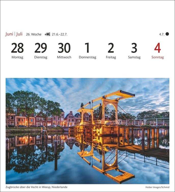 Produktbild: Traumziele Sehnsuchtskalender 2027 - Wochenkalender mit 53 Postkarten