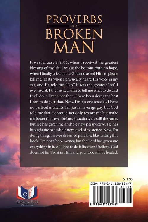 Produktbild: Proverbs Of A Broken Man