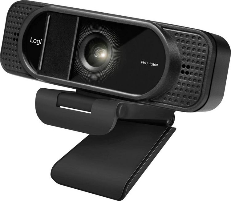 Produktbild: LogiLink UA0381 Full HD-Webcam Klemm-Halterung, Mikrofon