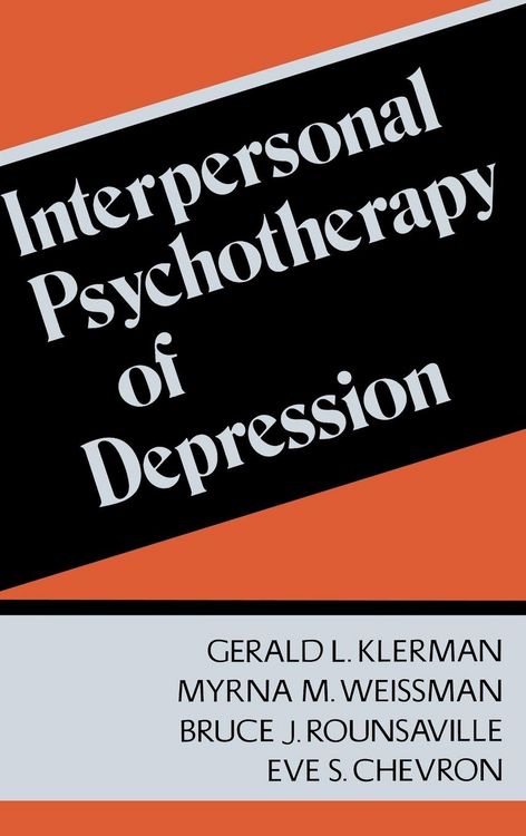 Produktbild: Interpersonal Psychotherapy of Depression