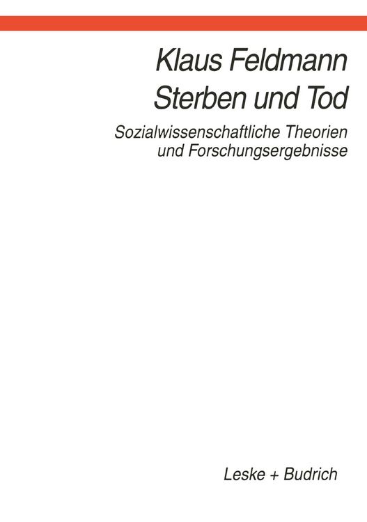 Produktbild: Sterben und Tod