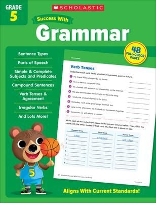 Produktbild: Scholastic Success with Grammar Grade 5 Workbook