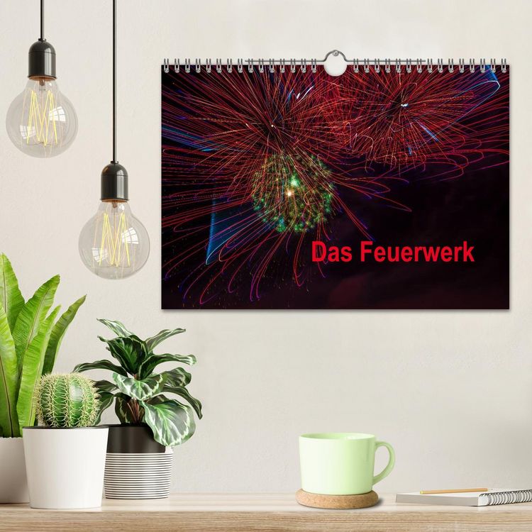 Produktbild: Das Feuerwerk (Wandkalender 2026 DIN A4 quer), CALVENDO Monatskalender