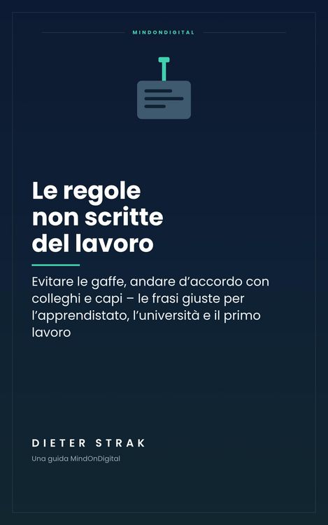 Produktbild: Le regole non scritte del lavoro