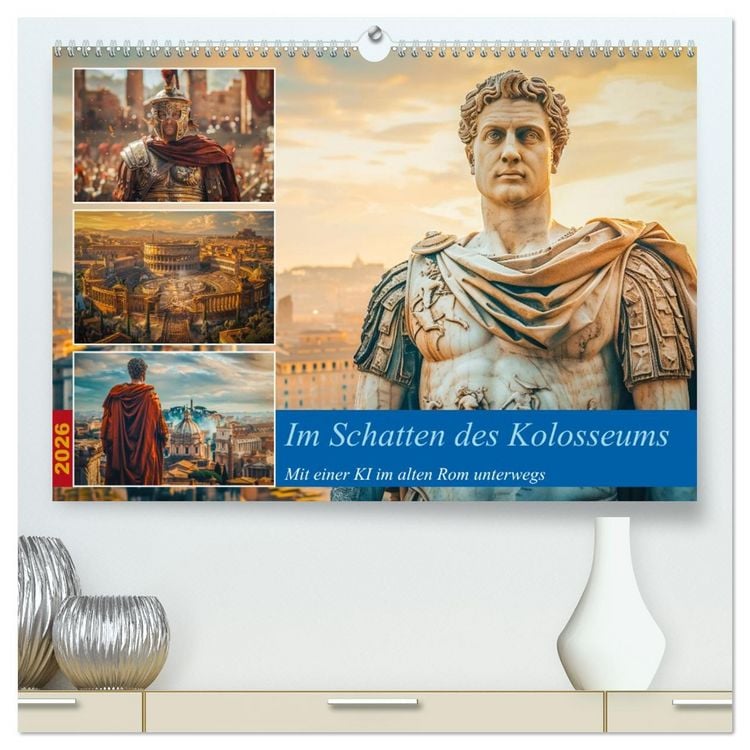 Produktbild: Im Schatten des Kolosseums (hochwertiger Premium Wandkalender 2026 DIN A2 quer), Kunstdruck in Hochglanz